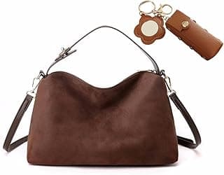 Stylish Faux Suede Tote Bag for Women - Durable, Lightweight, and Versatile Large Handbag - Perfect for Everyday Use, Work, Travel, and Chic Fashion - Spacious for Ultimate Convenience image