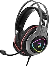 GAMEPOWER Ranger USB Gaming Headset - 7.1 Virtual Surround Sound, Wired RGB Led Headphones with 53MM Drivers, 360 Spatial Audio, Noise Cancelling Mic PC, PS4, PS5, Black