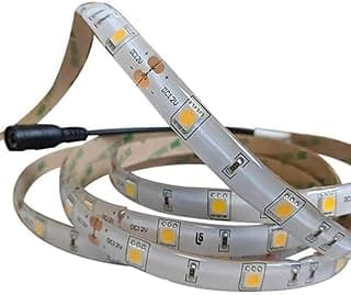 12V Waterproof LED Flex Strip - Length 3ft. Indoor/Outdoor use. Warm White image