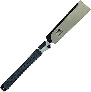SUIZAN Japanese Folding Pull Saw Hand Saw 9.5 Inch Dozuki Cross Cut Dovetail Saw for Woodworking tools image