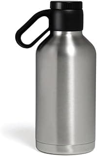 Rabbit Insulated Beverage Growler, 64 Ounce, Stainless Steel image