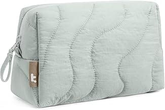 tomtoc Electronics Organizer Travel Case, Soft Puffy Organizer Bag Birthday Christmas Gifts Travel Essentials for Women Girls, Portable Accessory Tech Pouch Storage for Charger, Cord, Cable, Phone image