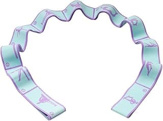 Stretch Band, Elastic Yoga Stretching Strap, Pattern Guide with 11 Loops for Yoga, Ballet, Dance, Yoga mat Carrying Straps，Exercise Equipment Stretching Strap，Physical Therapy, Gymnastics Exercise and Flexible Pilates Stretch Belt image