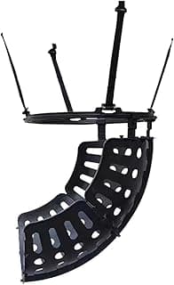 B Baosity Basketball Hoop Return Attachment Basketball, Rim Rebounder Rotatable Equipment Hoop Return System Hoop Returner for Gift, Sports Adults Kids image