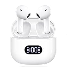 Wireless Earbuds,Bluetooth in Ear Buds with Immersive Surround Sound Stereo,Tap-Control,48 Hours Playtime,Bluetooth 5.4 LED Display Charging Case,IPX7 Waterproof Fit iPhone&Andriod Sports Workout image
