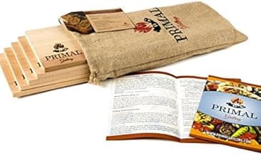 Premium Cedar Planks for Grilling | Thicker Design for Moister & More Flavorful Salmon, Steaks, Seafood & More | More Uses Per Cedar Plank | Free Recipe Card | Just Soak, Grill & Serve | 5 Pack image