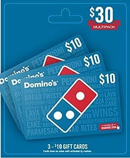 Dominos $30 Multi Pack Gift Card image