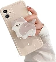 Waterproof Cute Kawaii Cat Phone Grip/Phone Accessory/Phone Holder/Phone Stand/New Stronger Grip (Gray) image