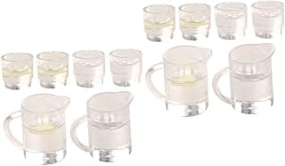 BESPORTBLE 2 Sets Dollhouse Miniature Kit Miniature Water Lemonade Set Mini Mugs Mini Kitchenware