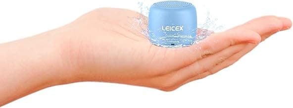 Portable Mini Bluetooth Speaker, Small Wireless Speaker with Pocket Design,IP67 Waterproof,Perfect Mini Speaker Compatible with iPhone Ipad Android Smartphone and More(Blue image