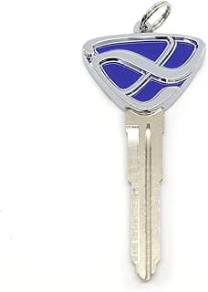 Rotary13B1 - Blue JDM Logo Key Blank : Fits 1993-2002 Efini RX-7 F3DS RX7 image