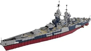 Battleship Richelieu Building Block Toys, Large Ship Sea Sailing Creative Puzzle Models for Display and Collection, Suitable for Adults Boys Girls Fans Kids Aged 6+ (10803 PCS) image