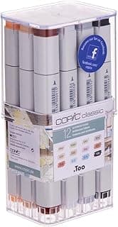 Copic Marker 12 Piece Set - Architecture Colours
