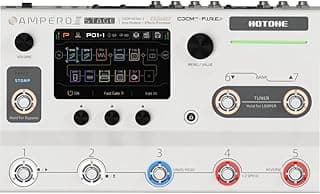 HOTONE Multi-Effects Pedal Processor Touch Screen Guitar Bass Amp Modeling IR Cabinets Simulation Dual Effect Chains with FX Loop MIDI I/O Stereo OTG USB Audio Interface Ampero II Stage image