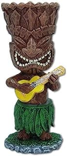 Hawaiian Miniature Dashboard Doll Tiki With Ukulele image