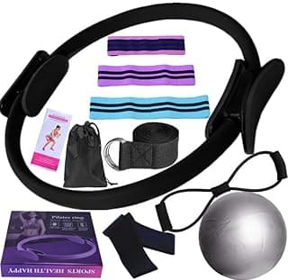 Better Me Pilates, Better Me Pilates Essentials Kit for Women,Better Me Pilates Kit for Home Workouts,Pilates Ring,Figure 8 Resistance Band