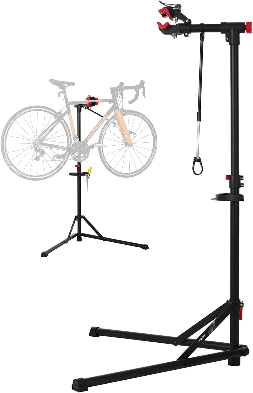 UNISKY Bike Repair Stand for Maintenance Height Adjustable Rack with Quick Release Bicycle Mechanics Maintenance Workstand