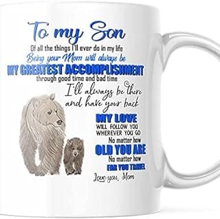 To My Son Gift From Mom 11 OZ Coffee Mug M803, White image