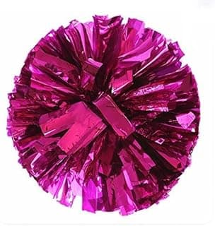2pack/4pack 13" Cheerleading Metallic Foil & Plastic Ring Pom Poms Cheerleading Poms 100g