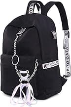 Teen Girl School Backpack USB Charging Port 16 Inch Laptop Bag Travel Daypack image