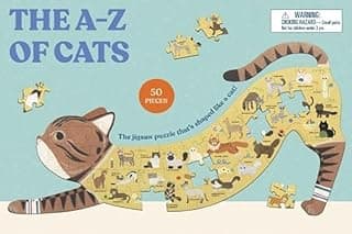 Laurence King The A to Z of Cats 50 Piece Puzzle image