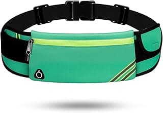 USHAKE Running Belt with Bounce-Free Pouch for iPhone and Samsung Galaxy - Ideal for Running, Walking, Cycling, and Gym Workouts