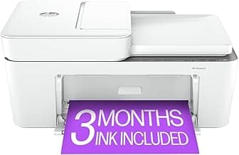 HP DeskJet 4255e Wireless All-in-One Color Inkjet Printer, Scanner, Copier, Best-for-Home, 3 Months of Instant Ink Included (588S6A) image