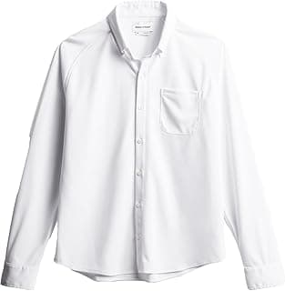 Ministry of Supply Men's Apollo Raglan Sport Dress Shirt, Casual Long Sleeve Button Down, Moisture Wicking, Wrinkle-Resistant image