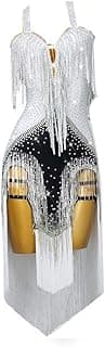 Professional Latin Dance Dresses Beaded Women's Cha Cha Costumes High-End Salsa Outfit Ballroom Competition Dancewear image