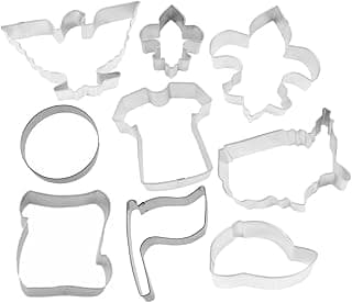 Boy Club Cookie Cutter 9 Piece Set from The Cookie Cutter Shop – Tin Plated Steel Cookie Cutters image