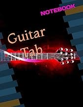 Julie Guitar Tab Composition Notebook 100 Pages image