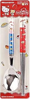 Hello Kitty Cute Spoon & Chopsticks Utensil Set image
