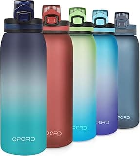 30oz Sports Water Bottle with Leak Proof Flip Top Lid BPA Free Tritan Reusable Plastic for Gym and Outdoor image