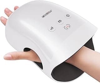 CINCOM Hand Massager - Cordless Hand Massager with Heat and Compression for Arthritis and Carpal Tunnel(FSA or HSA Eligible) (White) image
