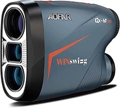 AOFAR GX-6F PRO Golf Rangefinder with Slope and Angle Switch, Flag Lock with Pulse Vibration and Continuous Scan, Tournament Designed, 600 Yards Rangefinder for Distance Measuring