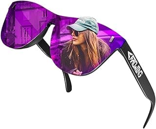 HD Polarized UV400 Protection Anti Glare Lightweight Outdoor Sunglasses Trendy Flat lens TR90 Skin-Friendly Frame image