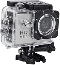Mini Ultra HD Action Camera 1080P 12MP Sports Camera with Wide Angle Lens Full HD 2.0 Inch TFT LCD Screen Support 30m/98ft Underwater Waterproof for Outdoor Sport/Vlog/Video/Snorkel Surf image