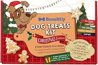 Christmas Silicone Molds, Dog Treat Silicone Baking Molds, Cookie Cutters, Christmas Recipes, Bow, Dog Hat - Edition Kit for Dogs image