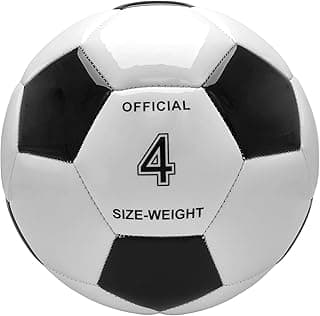 Classic Black and White Soccer Ball Size 3 Size 4 Size 5 for boy and Girl and for Adult Lawn Indoor Outdoor and Sports Training Balls