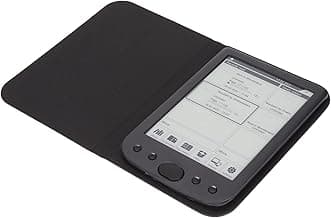 E Reader, 6in Waterproof HD Ink Screen E Reader Books, 8GB Storage with Navigation and Black Protective Case image