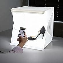 Folding Photo Studio Kit Box with LED Light for Photographing Shooting Tent for Small Size Itens image