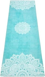 YOGA DESIGN LAB | The Combo Yoga Mat | 2-in-1 Mat+Towel | Eco Luxury | Ideal for Hot Yoga, Power, Bikram, Ashtanga, Sweat | Studio Quality | Includes Carrying Strap! image