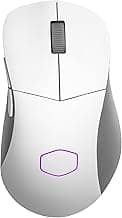 MM731 Wireless Gaming Mouse White, Adjustable 19,000 DPI, Palm|Claw Grip, 2.4GHz|Bluetooth, PixArt Optical Sensor, Ultraweave Cable, PTFE Feet, RGB Lighting (MM-731-WWOH1) image