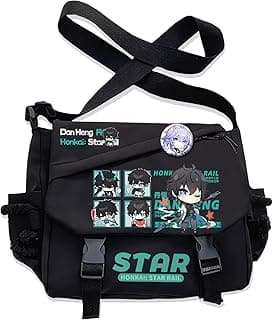 Honkai Star Rail Handbag Kafka Crossbody Bag Single Shoulder Bag Adult Anime 3D Print Backpack Black Bag image