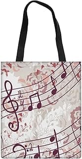 UNICEU Womens Printed Canvas Tote Shoulder Bag Fashion Shopping Casual Bag Foldaway Travel Bag image