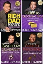Rich Dad Poor Dad 4 Books Set Collection (Rich Dad Poor Dad, Rich Dad's Cashflow Quadrant, Rich Dad's Guide to Investing, Rich Dad's Guide to Becoming Rich Without Cutting Up Your Credit Cards) Paperback 2012
