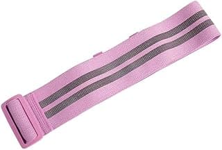 Adjustable Resistance Bands Non-Slip Hip Exercise Loops Circle Gym Yoga Fitness Exercise Unisex(Pink)