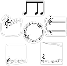 30 Pack Music Sticky Notes - 600 Sheets Music Notepads for Music Teacher Appreciation Gifts Music Concert Party Favor Wedding Giveaways Musical Notes Message Reminder School Supplies image
