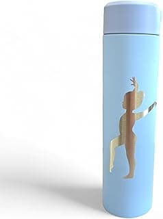 Little Gymnast Water Bottle Girl Pastel Thermos Laser Engraved Stainless Steel (Blue) image