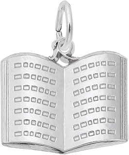 Book Charm, Charms for Bracelets and Necklaces image